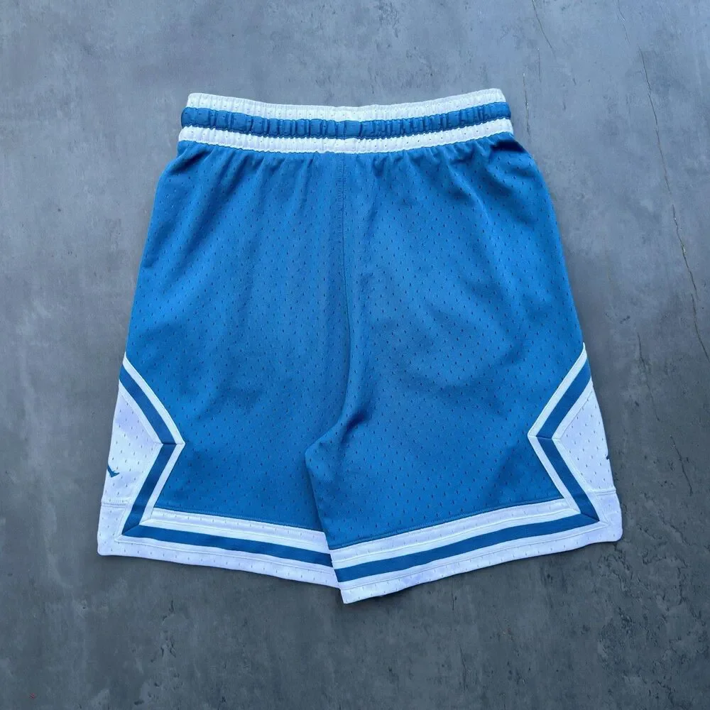 Jordan Nike Diamond Men’s Dri-FIT Basketball Shorts Small DX1487-457 Blue White